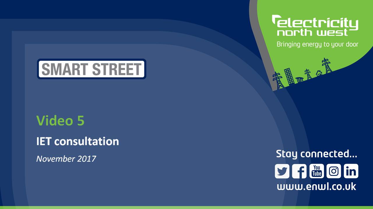 Video about Smart Street IET consultation